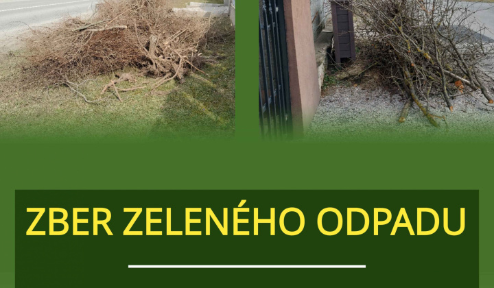 Fotka - Zber zeleného odpadu / Zöldhulladék gyűjtés